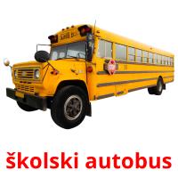 školski autobus card for translate