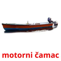 motorni čamac Bildkarteikarten