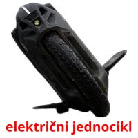 električni jednocikl Tarjetas didacticas