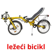 ležeći bicikl Bildkarteikarten