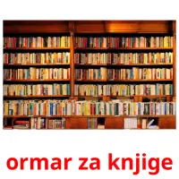 ormar za knjige picture flashcards