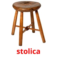 stolica picture flashcards