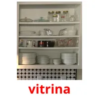 vitrina picture flashcards