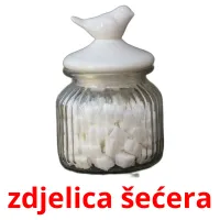 zdjelica šećera picture flashcards