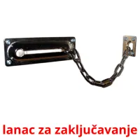 lanac za zaključavanje picture flashcards