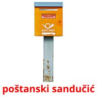 poštanski sandučić picture flashcards