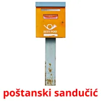 poštanski sandučić picture flashcards