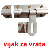 vijak za vrata picture flashcards