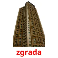 zgrada picture flashcards