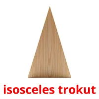 isosceles trokut Bildkarteikarten