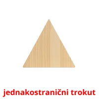 jednakostranični trokut Bildkarteikarten