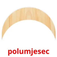 polumjesec Bildkarteikarten