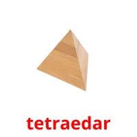 tetraedar cartões com imagens