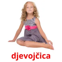 djevojčica cartões com imagens