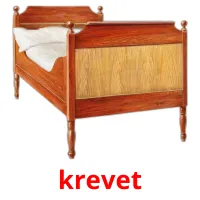 krevet picture flashcards