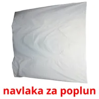 navlaka za poplun picture flashcards