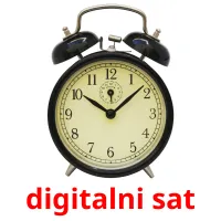 digitalni sat Bildkarteikarten