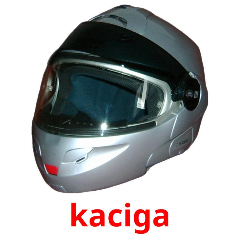 kaciga picture flashcards