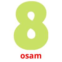 osam picture flashcards