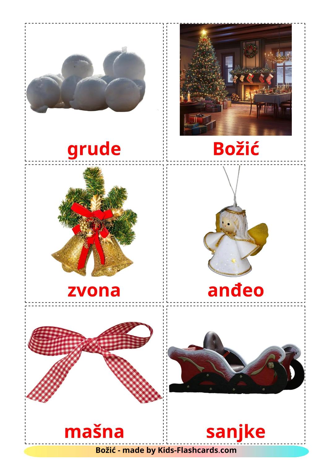 Kerstmis - 29 gratis printbare kroatische kaarten