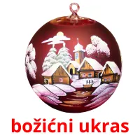 božićni ukras ansichtkaarten