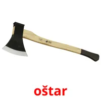 oštar picture flashcards