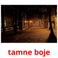 tamne boje picture flashcards