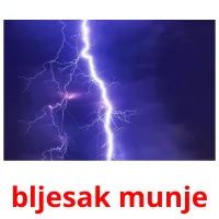 bljesak munje picture flashcards