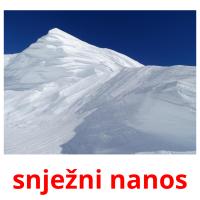 snježni nanos card for translate