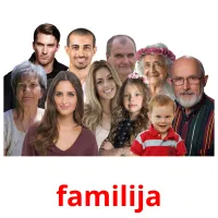 familija picture flashcards