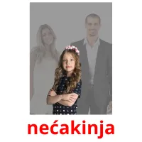 nećakinja picture flashcards