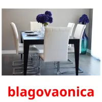 blagovaonica picture flashcards