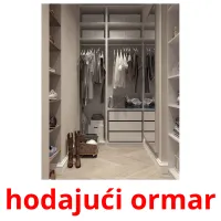 hodajući ormar picture flashcards