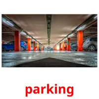 parking picture flashcards