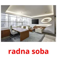 radna soba picture flashcards