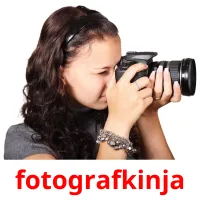 fotografkinja picture flashcards