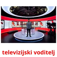 televizijski voditelj picture flashcards