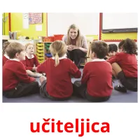 učiteljica picture flashcards