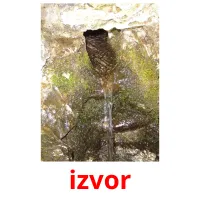 izvor picture flashcards