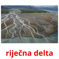 riječna delta picture flashcards