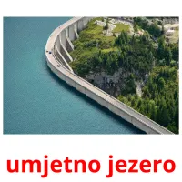 umjetno jezero picture flashcards