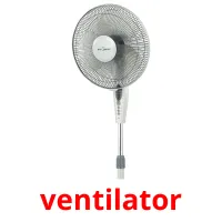 ventilator Tarjetas didacticas