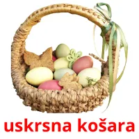 uskrsna košara Tarjetas didacticas