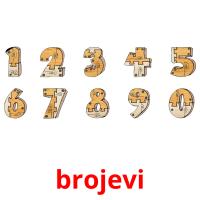 brojevi picture flashcards