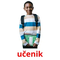 učenik picture flashcards