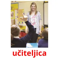 učiteljica picture flashcards