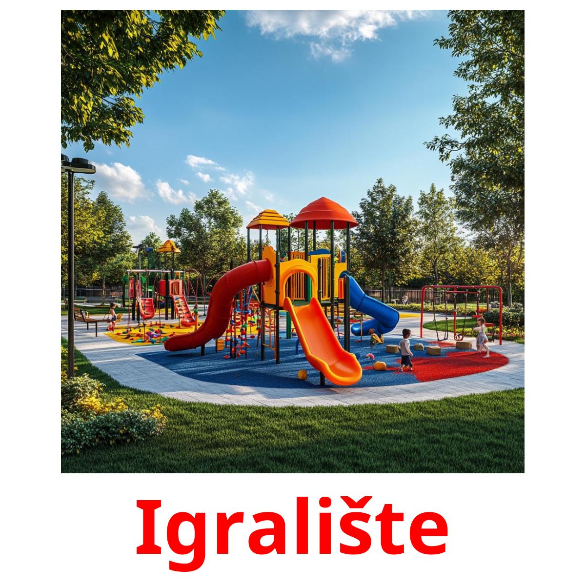 Igralište picture flashcards