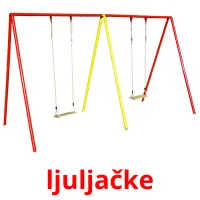 ljuljačke flashcards illustrate