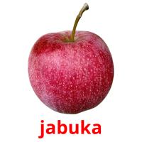 jabuka flashcards illustrate