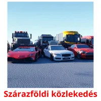 Szárazföldi közlekedés Bildkarteikarten